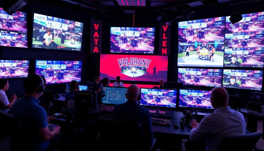 Behind the scenes of a VALORANT tournament broadcast production