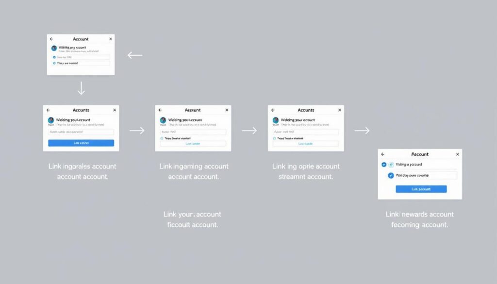 Step-by-step guide showing how to link gaming accounts to streaming platforms for rewards