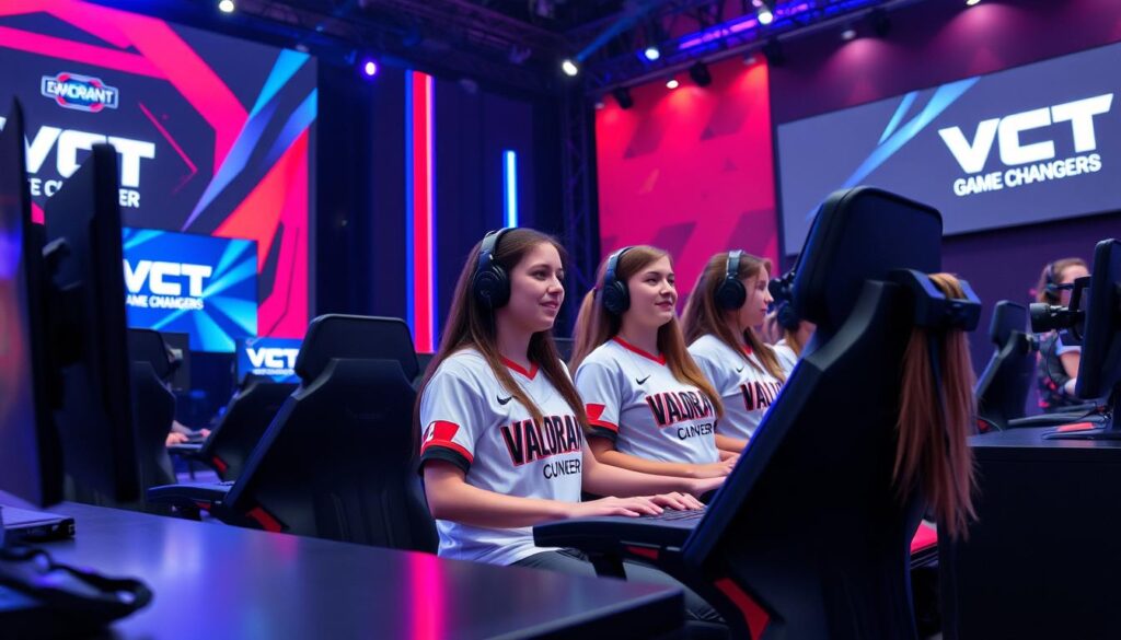 VCT Game Changers tournament featuring all-female VALORANT teams competing