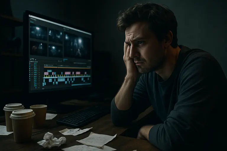 Editor reviewing gameplay clips before publishing to social platforms
