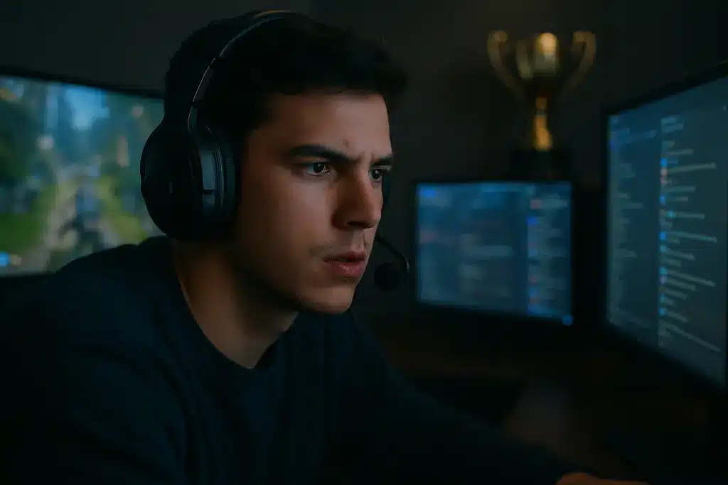 LA Thieves roster players at a Call of Duty stage setup after a major offseason split